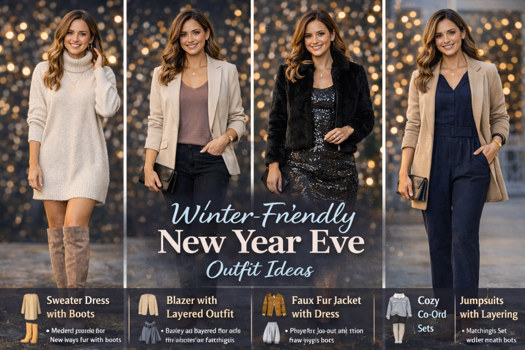 Winter-Friendly New Year Eve Outfit Ideas
