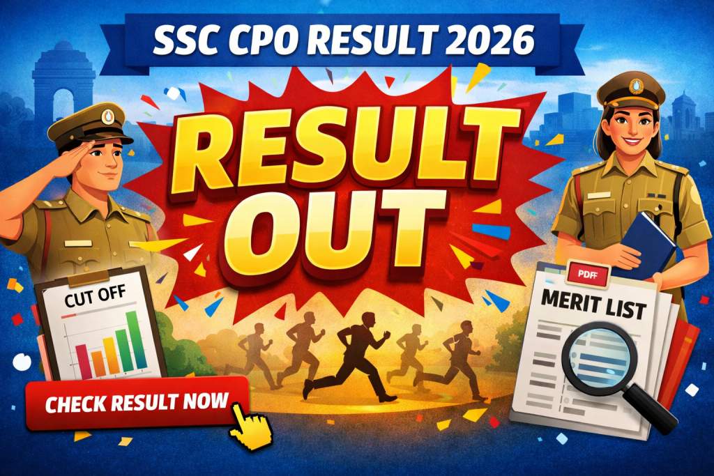 SSC CPO result 2026